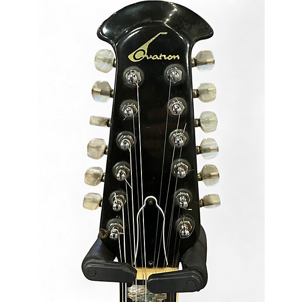 Vintage 1978 Ovation Preacher Deluxe 12 Black Solid Body Electric Guitar