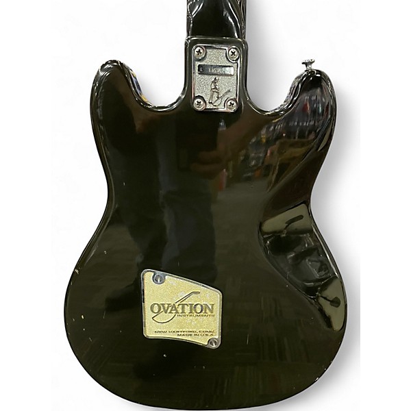 Vintage 1978 Ovation Preacher Deluxe 12 Black Solid Body Electric Guitar