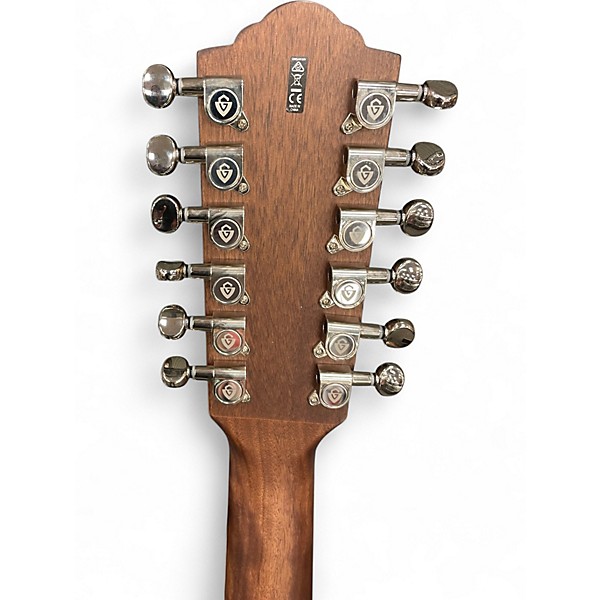 Used Guild F2512E DELUXE ROSEWOOD Natural 12 String Acoustic Electric Guitar