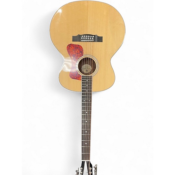 Used Guild F2512E DELUXE ROSEWOOD Natural 12 String Acoustic Electric Guitar