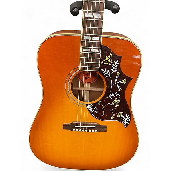 Used Gibson Hummingbird Standard Cherry Sunburst Acoustic Electric Guitar