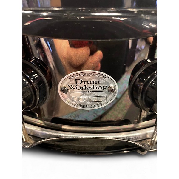 Used DW 14in CHROME OVER BRASS BLACK Drum