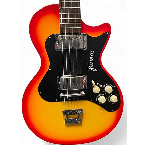 Used Framus hollywood Sunburst Solid Body Electric Guitar