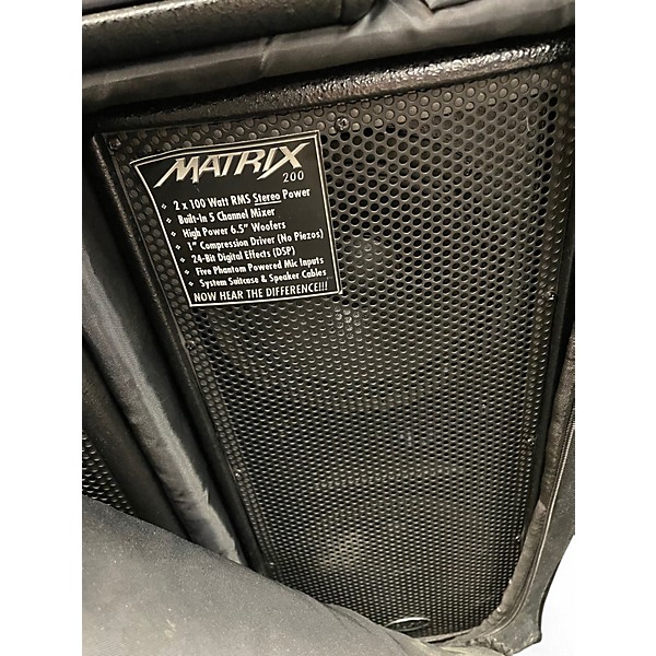 Used B-52 Matrix 200 200W Sound Package