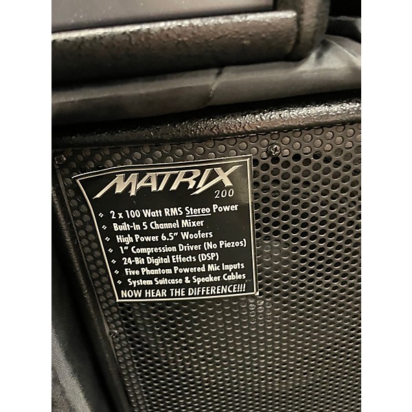 Used B-52 Matrix 200 200W Sound Package