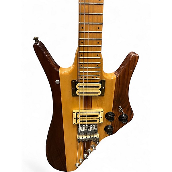 Used Bunker Pro Star Natural Solid Body Electric Guitar