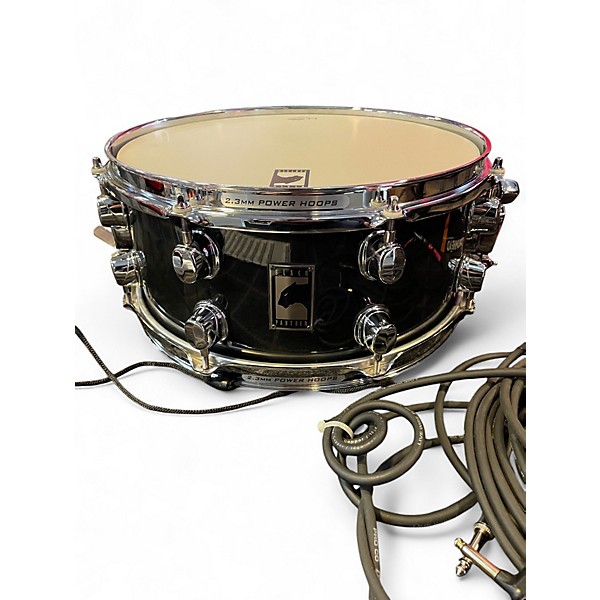 Used Mapex 6X13 Black Panther Premium Snare Satin Black Drum