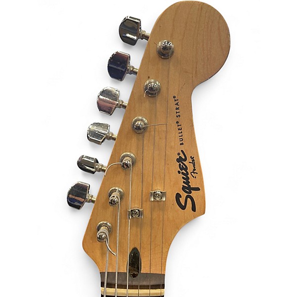 Used Squier Bullet Stratocaster Surf Green Solid Body Electric Guitar