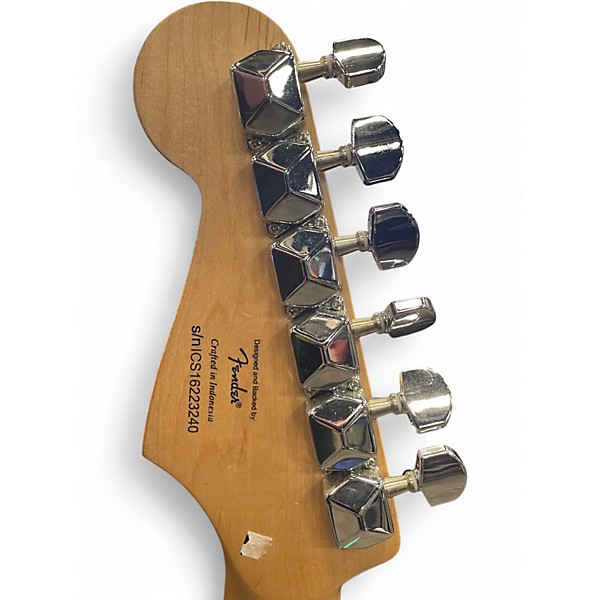 Used Squier Bullet Stratocaster Surf Green Solid Body Electric Guitar