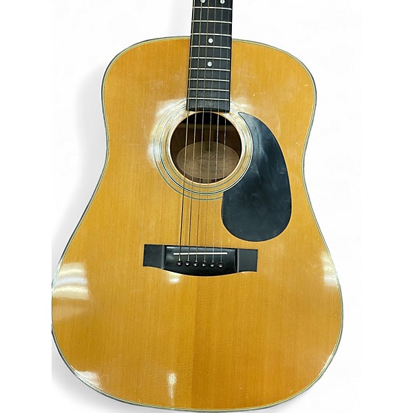 Used Hondo H18 Natural Acoustic Guitar