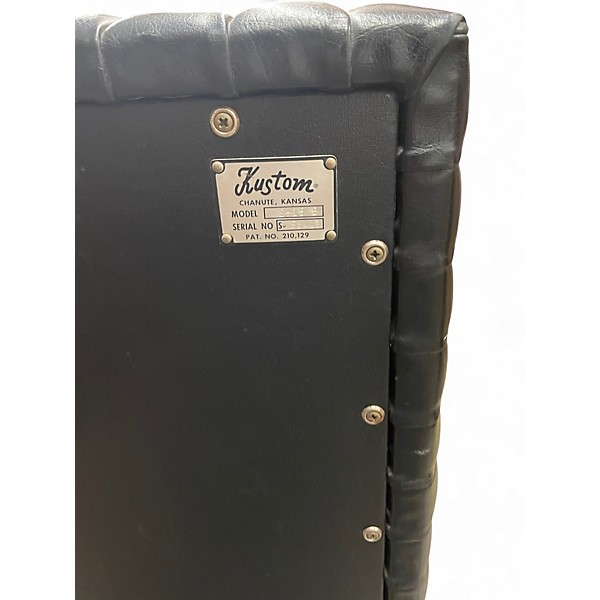 Vintage 1980s Kustom 2-15 B Bass Cabinet