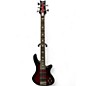 Used Schecter Guitar Research Stiletto Extreme 5 String Candy Red Burst Electric Bass Guitar thumbnail