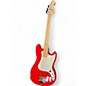 Used Squier BRONCO BASS Candy Apple Red Electric Bass Guitar thumbnail