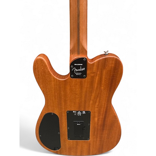 Used Fender Acoustasonic Player Telecaster Shadow Burst Acoustic Electric Guitar