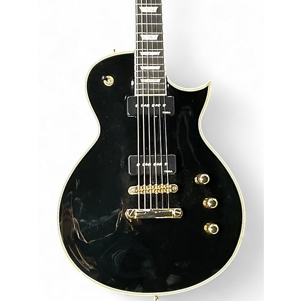 Used 2024 Harley Benton H3 P90'S Black Solid Body Electric Guitar