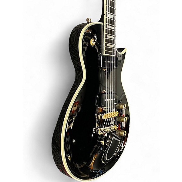 Used 2024 Harley Benton H3 P90'S Black Solid Body Electric Guitar