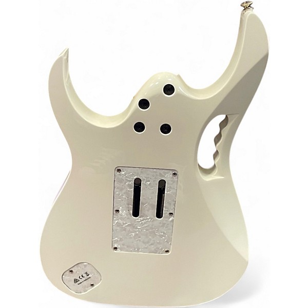 Used Ibanez JEM7VP Alpine White Solid Body Electric Guitar