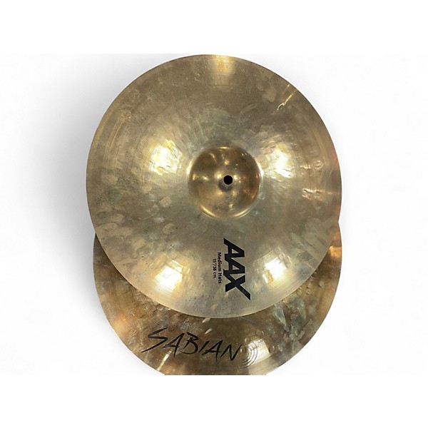 Used SABIAN 15in AAX Medium Hats Cymbal