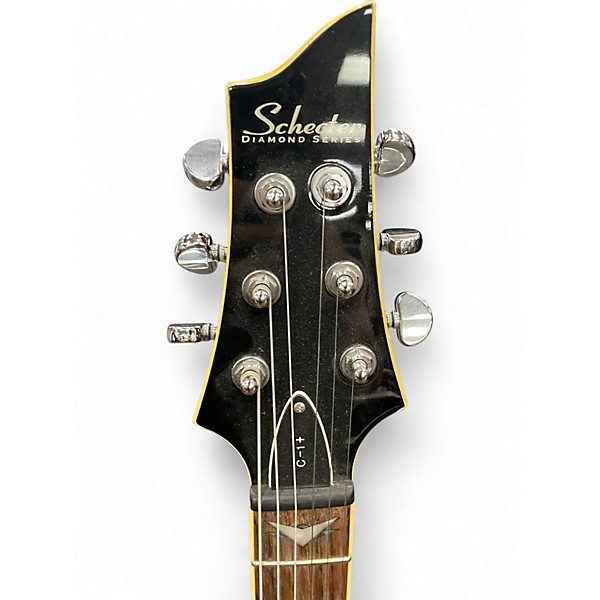 Used Schecter Guitar Research C1 Plus CHERRY BURST Solid Body Electric Guitar