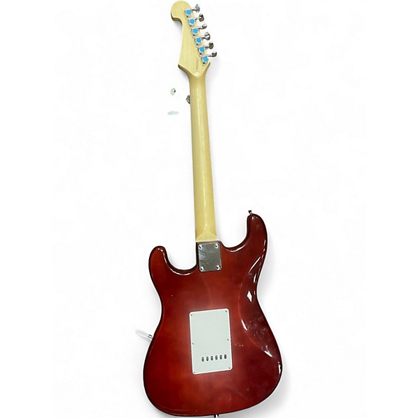 Used Washburn sdfsb deluxe 2 Tone Sunburst Solid Body Electric Guitar