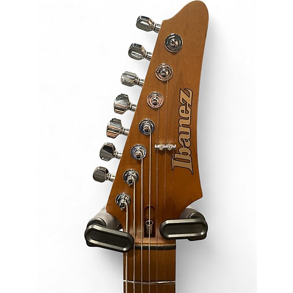 Used Ibanez Prestige AZ24027 7-String Tri Fade Burst Flat Solid Body Electric Guitar