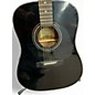Used Zager ZAD-20E Black Acoustic Electric Guitar