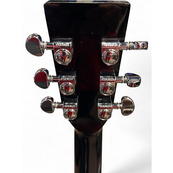 Used Zager ZAD-20E Black Acoustic Electric Guitar