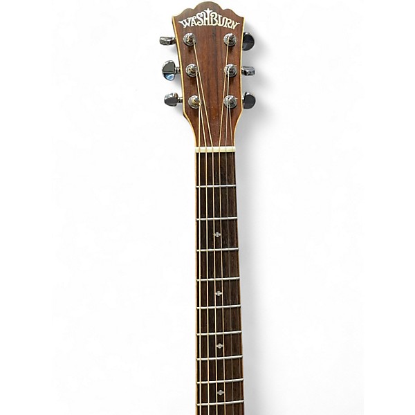 Used Washburn D52SWCE Natural Acoustic Electric Guitar