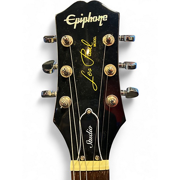 Used Epiphone Les Paul Studio Alpine White Solid Body Electric Guitar