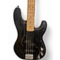 Used Squier Precision Bass BLACK Electric Bass Guitar
