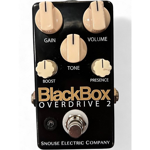 Used Snouse Electric Company BLACKBOX OVERDRIVE 2 Effect Pedal
