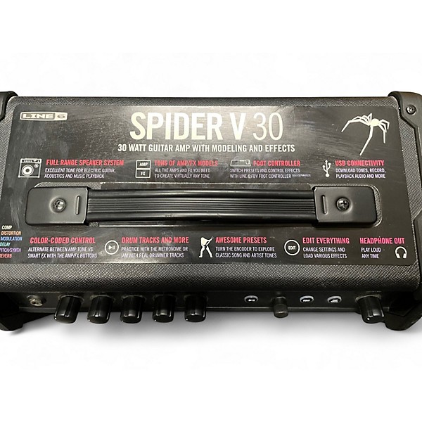 Used Line 6 Spider V 30 1x8 Guitar Combo Amp