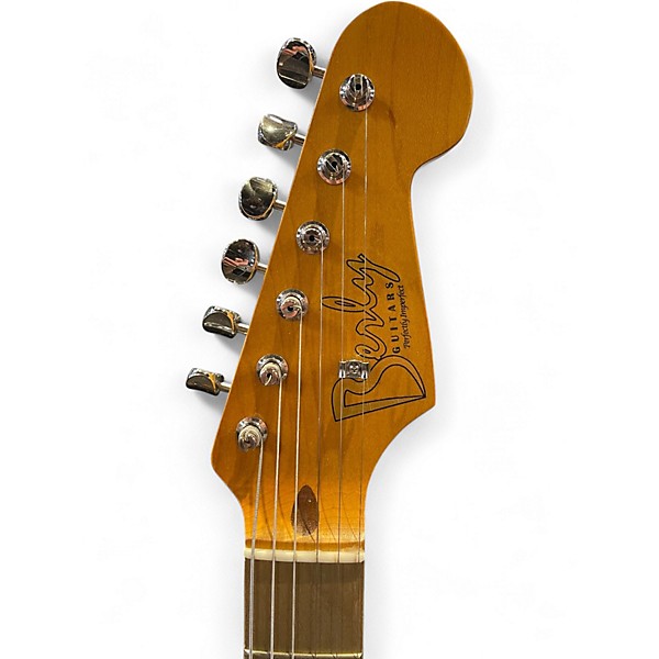 Used Berly S WHITE Solid Body Electric Guitar