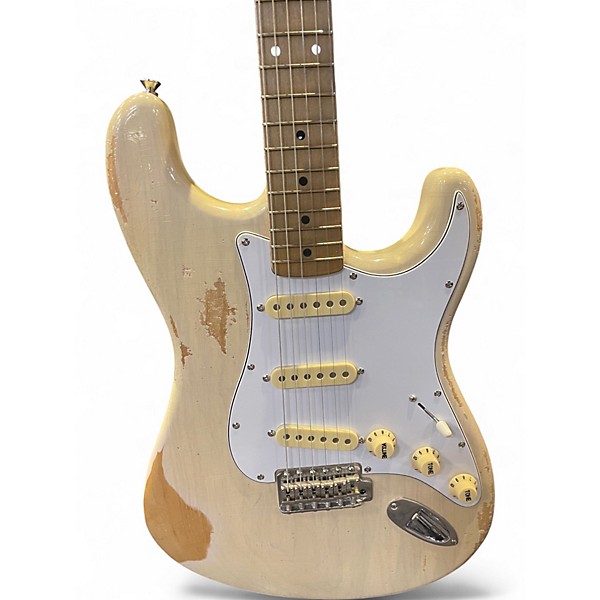 Used Berly S WHITE Solid Body Electric Guitar