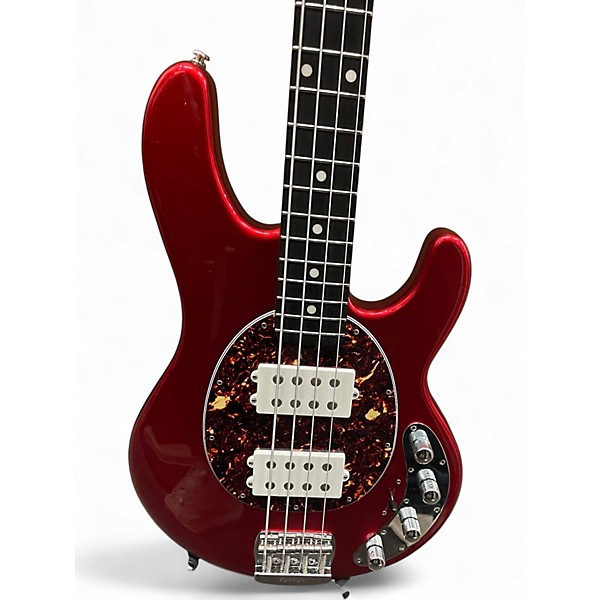 Used Ernie Ball Music Man StingRay Special HH Candy Apple Red Electric Bass Guitar