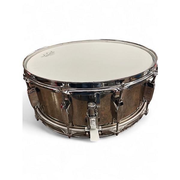 Used Pearl 14X5.5 STEEL CHROME SNARE Drum