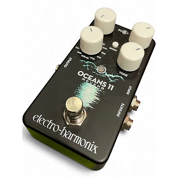 Used Electro-Harmonix Oceans 11  Reverb Effect Pedal