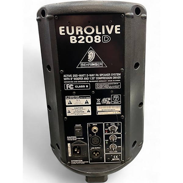 Used Behringer B205D Powered Monitor