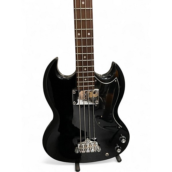 Used Epiphone SG bass BLACK Electric Bass Guitar