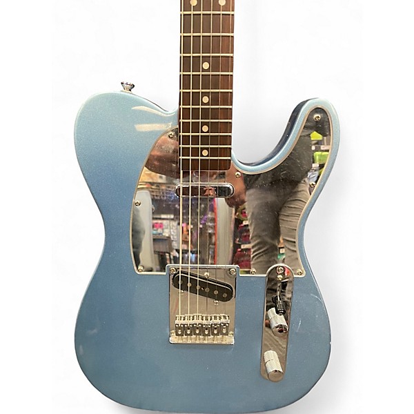 Used Squier Telecaster Blue Solid Body Electric Guitar