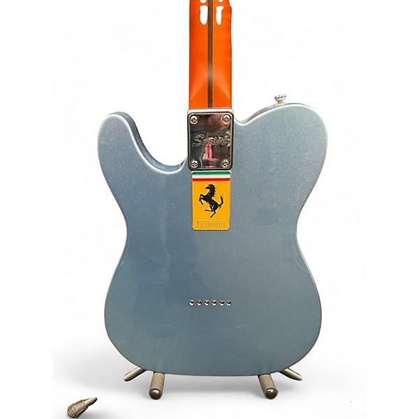 Used Squier Telecaster Blue Solid Body Electric Guitar