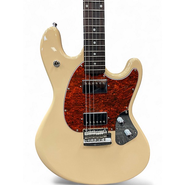 Used Sterling by Music Man StingRay SR50 Buttermilk Solid Body Electric Guitar