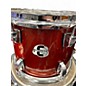 Used Ludwig 4 Piece Element Copper Sparkle Drum Kit