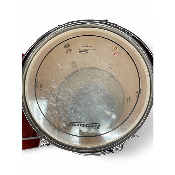 Used Ludwig 4 Piece Element Copper Sparkle Drum Kit