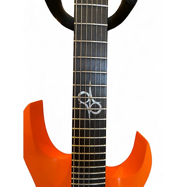 Used Solar Guitars A2.7 Neon Orange Solid Body Electric Guitar