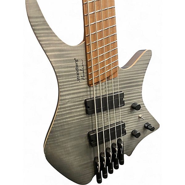 Used strandberg Boden Bass Standard 5 Gray Electric Bass Guitar