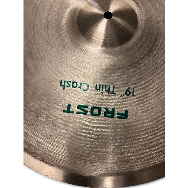 Used Aqua 19in FROST THIN CRASH Cymbal
