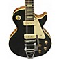 Used Gibson LES PAUL 1956 REISSUE WITH BIGSBY CUSTOM SHOP Ebony Solid Body Electric Guitar