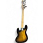 Used Squier Affinity Jazz Bass 2 Color Sunburst Electric Bass Guitar