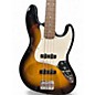 Used Squier Affinity Jazz Bass 2 Color Sunburst Electric Bass Guitar